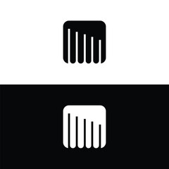 Rectangle vector logo template design