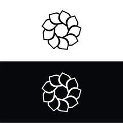 Circle vector logo template design