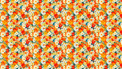 Texture of floral patterns