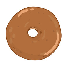 donut isolated on white