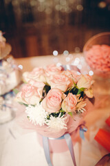 wedding bouquet in a vase