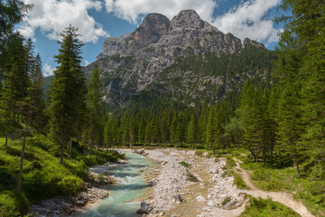 Fototapeta na wymiar Dolomites mountains landscape