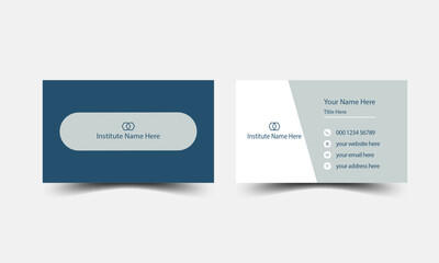Modern Business Card - Creative and Clean Business Card Template.