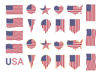 american flag set