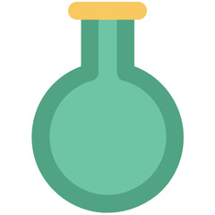 A medicine bottle bold line icon