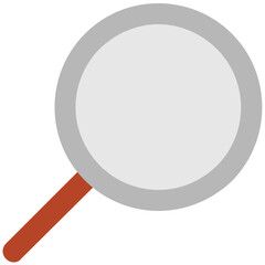 Magnifier bold line icon download 