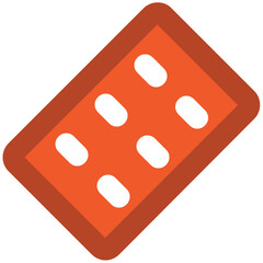 Medicine jar bold line icon