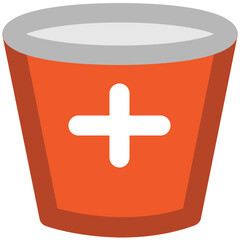 Obraz premium An icon of medicine jar bold line design 