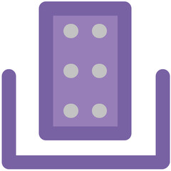 SD Card Bold Line Icon

