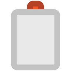 Half Battery Bold Line Icon

