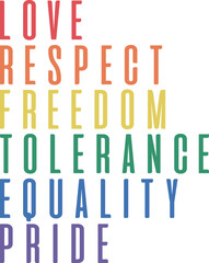 LGBTQ Pride Month Quote SVG Design