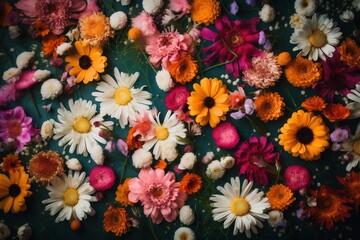 design pastel spring background valentine color flower peonies pink watercolor blossom. Generative AI.