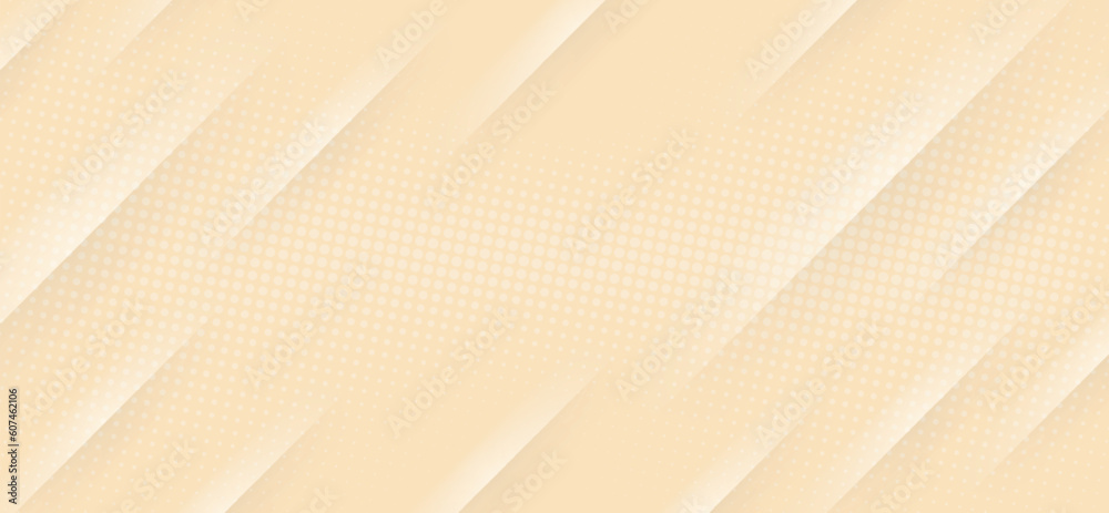 Poster Fresh orange abstract background geometry shine and layer element vector for presentation design.