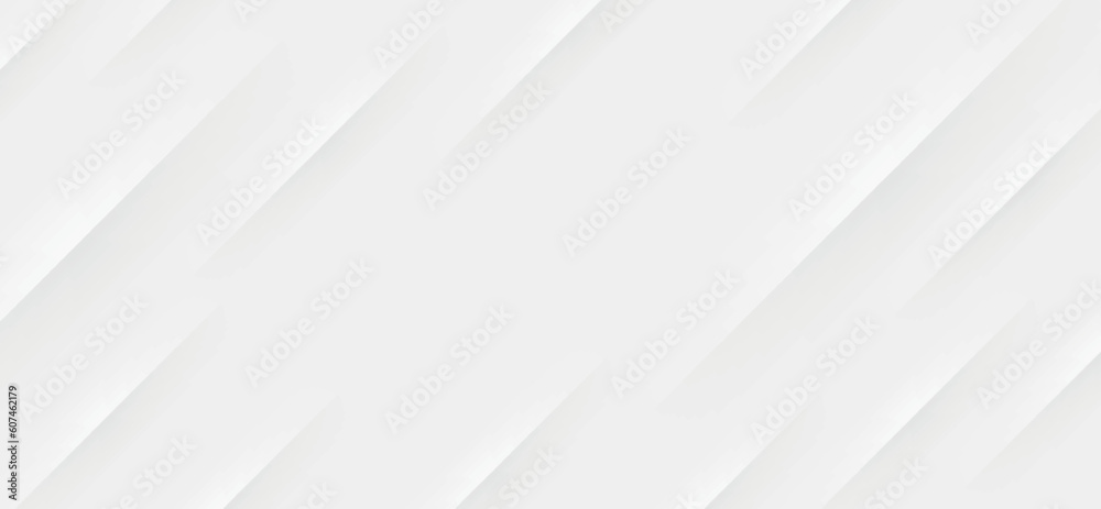 Leinwandbilder Grey white abstract background paper shine and layer element vector for presentation design. Modern simple texture graphic element. Smooth and clean subtle vector illustration