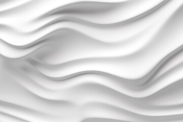 White stripe waves pattern futuristic background. 3d render illustration