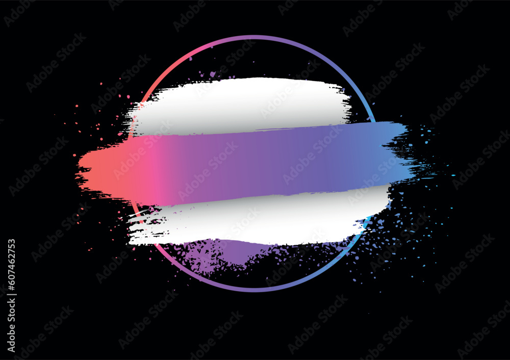 Aufkleber colored creative banners. colorful abstract texture. vector design elements. vector watercolor splas