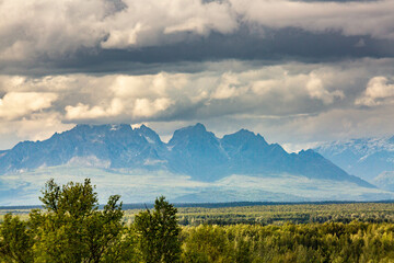 Denali / Mount McKinley snow covered mountain