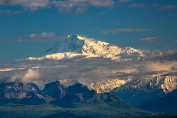 Naklejka na ściany i meble Denali / Mount McKinley snow covered mountain