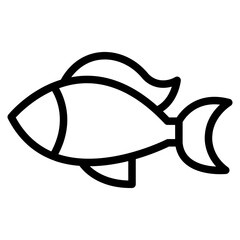 Naklejka premium fish line 