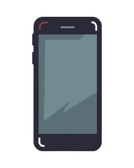 Modern flat design symbolizes smart phone