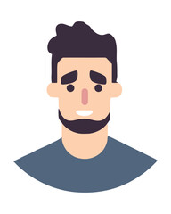 One person male with beard smiling