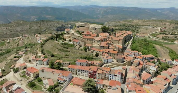 The town of Culla in Castellon Valencia