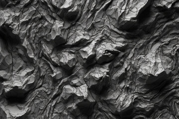 Volumetric Black Stone: Dark Colors Background