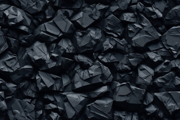 Volumetric Black Stone: Dark Colors Background