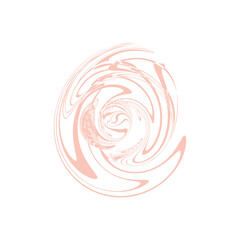 pink circle dynamic lines 3d vector illustration
