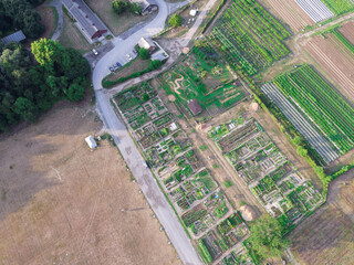 aerial view of Farm