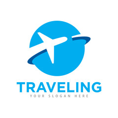 Travel Summer Logo Design Illustration