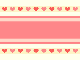 valentines background with hearts