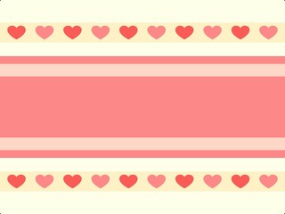 valentines background with hearts