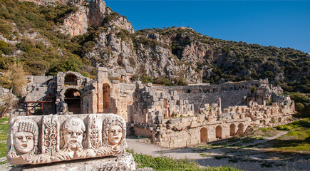 Myra Ancient City Amphitheater.