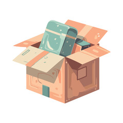 carton box packaging symbol icon