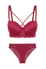 red bra isolated