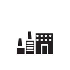 Factory Industrial Process Solid Icon