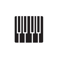 Music Musical Piano Solid Icon