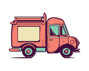 Freight transportation industry delivering heavy cargo