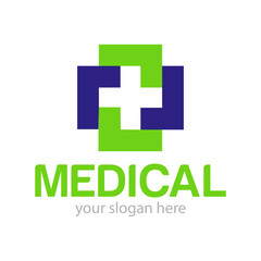 Obraz premium Medical Logo Design Illustration