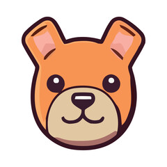 Smiling puppy cheerful friend indeed