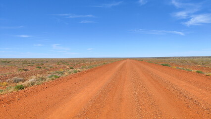 Along the Oodnadatta track in South Australia