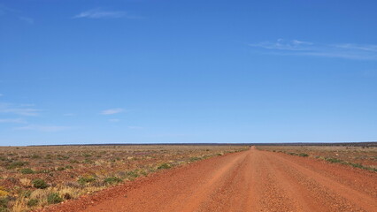 Along the Oodnadatta track in South Australia