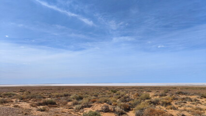 Along the Oodnadatta track in South Australia