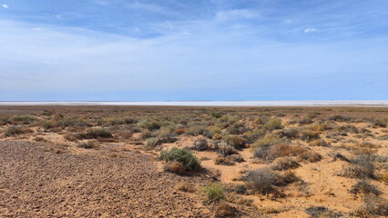 Along the Oodnadatta track in South Australia
