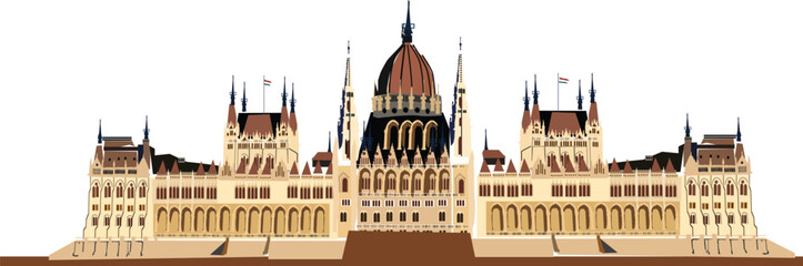 Parliament building of Hungery