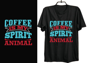 Fototapeta premium Coffee T Shirt Design