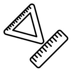 Fototapeta premium ruler sign symbol vector