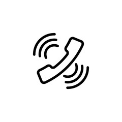 telephone sign symbol vector