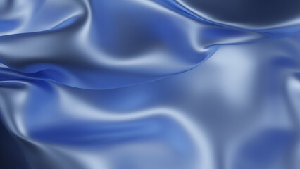 Light blue satin silk, luxury fabric background with copy space